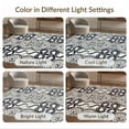 thumbnail image 7 of ODIKA 8'x10' Washable Area Rug Interlocking Scale Border Retro Aesthetic Snake Serpent Vintage Playful for Living Room, Under Sectional, Family , Durable, Non-Slip, 7 of 7