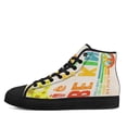 thumbnail image 3 of Hippie Sign Languages Asl Be Kind Sunflower High Top Canvas Shoes Sneakers Black Size 5, 3 of 7