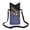 Blue and Black - Tabby Cat, variant on LedBack Cartoon Dog Print Cell Phone Pouch with Strap Neoprene Cell Phone Sleeve Pouch Case Bag for Women Men Lightweight Protective Cellphone Purse Bag for iPhone Samsung