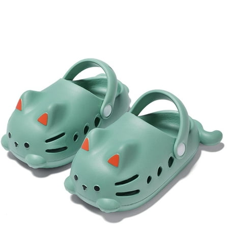 

Toddler Baby Sandals for Boy Girls Cute Cat Garden Clogs Slip On Water Sandals Summer Beach Shoes