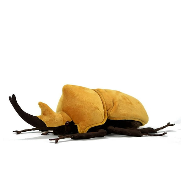 Realistic Elephant Beetle Stuffed Animal Plush Toy, Lifelike Animal Plushies, Simulation Animals Doll