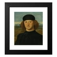 thumbnail image 2 of Marco Basaiti 12x14 Black Modern Framed Museum Art Print Titled - Portrait of a Young Man,&nbsp;Thought to Be&nbsp;Alvise De Franceschi, 2 of 5