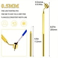 thumbnail image 1 of Detailing Fine Line Fluid Writer Paint Applicator Pen, Aluminum Alloy Construction Precision Touch Up Paint Perfect For Rock Chips And Scratch Repair, 1 of 8