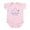 Petal Pink, variant on CafePress - Statistically, I'm Cute. Infant Bodysuit - Baby Light Bodysuit, Size Newborn - 24 Months