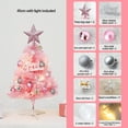thumbnail image 1 of Wzzjkit Mini Christmas Tree Christmas Pink Tree Artificial Christmas Tree Small Christmas Tree Tabletop Christmas Tree Holiday Decoration for Home, Office, Party, 1 of 6