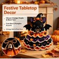 thumbnail image 4 of Crochet Animal Halloween Tree DIY Kit, Halloween Crochet Tabletop Decor Craft Set, Complete Yarn Supplies, Great Handmade Gift For Crochet Enthusiasts(Bat), 4 of 9