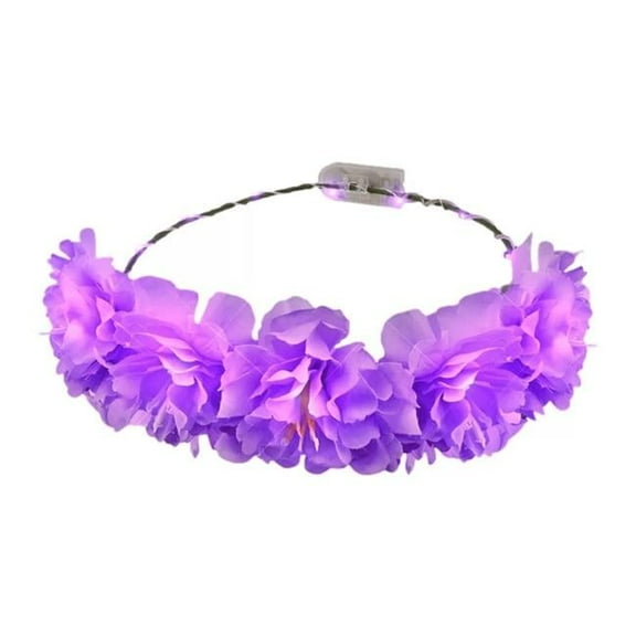 Blinkee A590-PRPLGHC Light Up Perfect Bloom Purple Glowing Fairy Halo Crown
