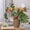 (b)26 Inch Orange (6 Pcs), variant on 8 count Bird of Paradise Artificial Combo Palm Leaves,4 Faux Bird of Paradise with 4 Artificial Palm Leaves for Wedding Garden Office Indoor and Outdoor Decor(Yellow)