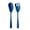 Blue, variant on Shoreew Salad Spoon And Fork Set 12 Inch Large Serving Utensils Stainless Steel Salad Servers Mirror Polished Rust-Proof Heavy Duty Versatile Tableware Set for Home Events
