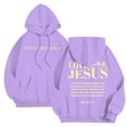 thumbnail image 2 of Christian Hoodies for Men 2025 Love Like Jesus Hoodie Long Sleeve Hooded Sweatshirt with Pockets Pullover Mens Hoodies, 2 of 6