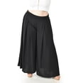 thumbnail image 1 of Pantalon tipo palazzo Roman Fashion /Tallas Extras, 2632 (Negro) negro 40, 1 of 5
