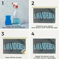 thumbnail image 5 of Lavanderia Vinyl Decal 24 Inch x 36 Inch Weatherproof Heavy-Duty Adhesive Backing | Spanish Laundry Sign, Reliable Services, Local Promotions | Made in USA, 5 of 6