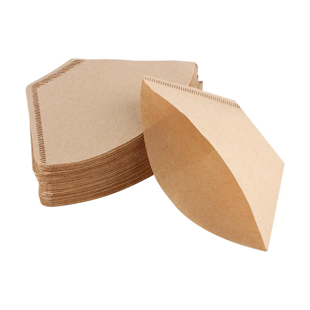 Fyydes Coffee Filter Papers Cones Cups,100x Unbleached Coffee Filter
