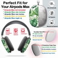 thumbnail image 2 of Protective Cover for AirPods Max Watercolor Tropical Leaves=4 Headphones Aesthetic Print Snap On Cases, 2 of 5