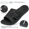 thumbnail image 3 of Ecetana Women's Wide-Fit Yoga Mat Slide Sandals Memory Foam Cushion with Arch Support, 3 of 7