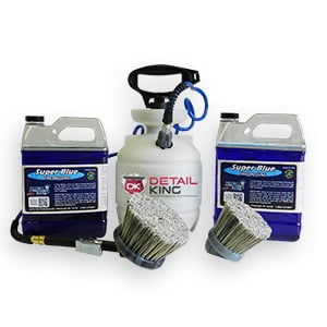 Plastic 1 Gallon Tire Dressing Tank w/ 3” & 6” Brushes & 2 Gallons (Best Tire Dressing 2019)