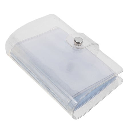 Kpop Card Holder Book Adhesive Album Storage Greeting White