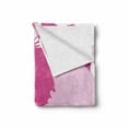 thumbnail image 2 of Animal Soft Flannel Fleece Throw Blanket, Baby Cats Kittens with Shadow Sketchy Image Artwork, Cozy Plush for Indoor and Outdoor Use, 50" x 60", Pale Pink Hot Pink, by Ambesonne, 2 of 6