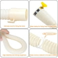 thumbnail image 2 of Washing Machine Drain Hose Extension Kit, Universal Fit All Drain Hose, 6.9 Feet, 2 of 5