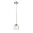 thumbnail image 4 of 1 Light Mini Pendant In Fusion Style 6 Inches Wide By 5 Inches High-Brushed Nickel Finish Z-Lite 460Mp-Bn, 4 of 7