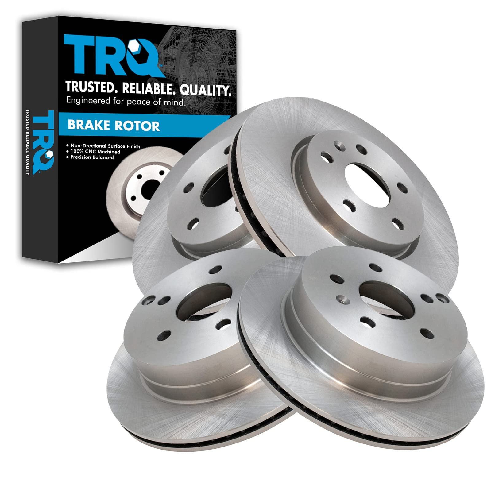 Front & Rear Rotor Set for Chevy Equinox GMC Terrain BRA72809