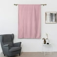 thumbnail image 3 of Yipa Pink Blackout Roman Curtains for Kids Bedroom Thermal Insulated Curtains Rod Pocket Tie Up Shade Curtains 1-Panel for Small Windows Bathroom Kitchen (46 x 46 Inches Long), 3 of 7