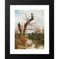 thumbnail image 2 of Ramón Tusquets 15x18 Black Modern Framed Museum Art Print Titled - Old Tree by the Stream, 2 of 5
