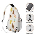 thumbnail image 3 of Sweet Treats Dessert Themed Shoulder Backpack - Versatile Wear for Outdoor Adventures & Daily Commuting - Travel-Ready Anti-Theft Daypack with Food Pattern, 3 of 5