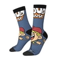 thumbnail image 2 of The Loud House Adult Socks Casual Tube Socks Durable Comfort Calf Socks Soft Elastic Crew Socks 3 Black, 2 of 8