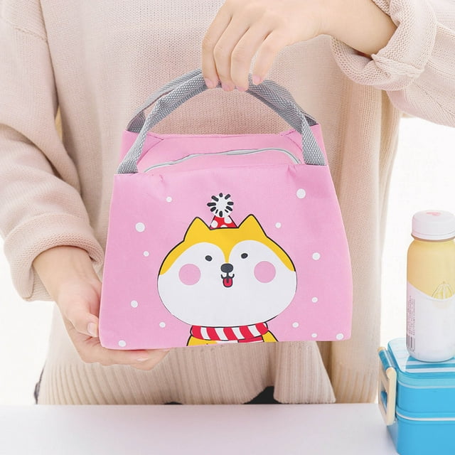 Insulated Lunch Bag, Stainless Steel Inner, Leakproof Design, Portable Bento Bag, For Office-Travel, Food Preservation, Adventure Gear, Eco-Friendly Fabric, Dual-Zippered, Compact Size, Akmoler