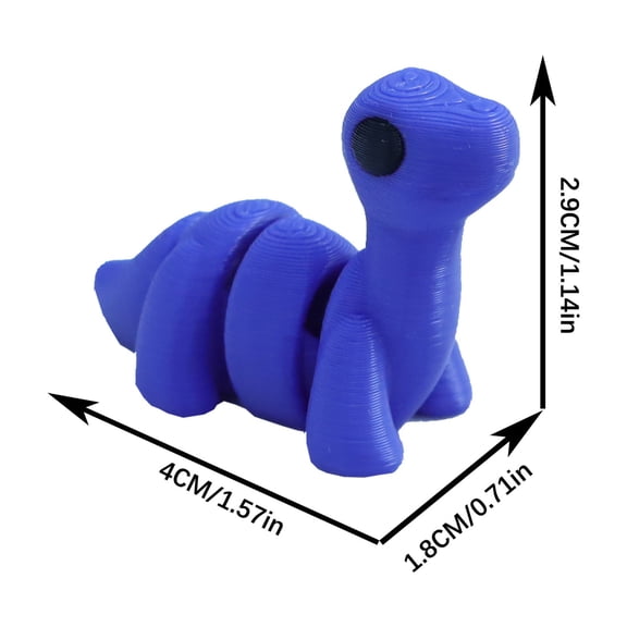 7pc Brontosaurus Size: 6*6*6cm 3D Printed Wild Animal Figurine