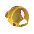 thumbnail image 4 of C.C Ponycap Messy High Bun Ponytail Adjustable Mesh Trucker Baseball Cap Hat, Tie Dye Mustard, 4 of 4