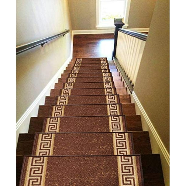 Stair Treads Skid Slip Resistant Backing Indoor Carpet Stair Treads