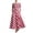 Red 06, variant on Karymi Stripe Boat Neck Short Sleeve Midi Dress, Vertical & Diagonal Stripe Patchwork Side Pockets Flowy A-Line Casual Sundress Plus Size Dresses