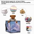 thumbnail image 5 of Home Organizer Foldable Fabric Storage Bin With Handle Mountain and Cloud, 5 of 7