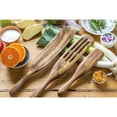 thumbnail image 3 of PEACNNG Wood Spatula 3-Piece Set | Better Than A Spatula | Smarter Cooking, Easier Stirring | No Food Stuck In The Corners Of Your Pots | Best Cooking Utensil Tool, 3 of 5