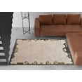 thumbnail image 2 of Minimal Pattern Flat Rug, Brown Rug, Flat Rug, Chenille Printed Design Rugs, Turkish Rug, Non-Slip Carpet, Runner Rug, Entry Rug, Personalized Rug, 5.2'x7.5' - 160x230 cm, 2 of 8