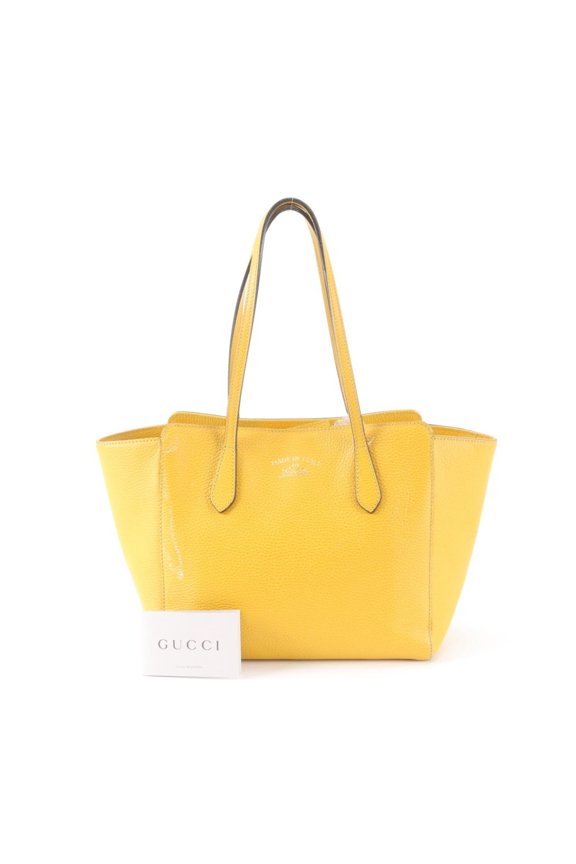 Pre-Owned Gucci Swing 354408 leather tote bag/handbag/shoulder bag for...