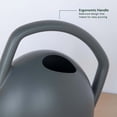 thumbnail image 4 of Bloem Rhino 2 Gallon (256 Fl Oz) Charcoal Gray Resin Watering Can for Indoor and Outdoor Use, 4 of 5