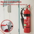 thumbnail image 6 of Adifare 8Pcs Fire Extinguisher Wall Hook Universal Fire Extinguisher Bracket with Screws Wall Mounted Fire Extinguisher Hanger Up to 20lbs for Fire Extinguisher, 6 of 6