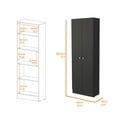 thumbnail image 3 of Cterwk Double Door Storage Cabinet with 5 Shelves, 3 of 7