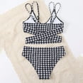 thumbnail image 4 of Laipiong Girls Two Piece Swimwear 2026 Hawaiian Fashion Stripe Print Summer Bikini Tankini Swimsuit for Youth Kids Beach Vacation Bathing Suits, 4 of 8