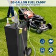 thumbnail image 4 of Fuel Transfer Tank with Pump, 30 Gallon Gas Caddy for Diesel & Gasoline, Portable Storage Container for Mowers & ATVs, 4 of 7