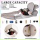 thumbnail image 4 of Chest Bag Crossbody Sling Bag for Women, Fashion PU Leather Satchel Daypack with Adjustable Shoulder Strap, 4 of 4