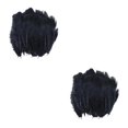 thumbnail image 2 of Ounissouiy 100x Chicken Satinettes Loose Feathers DIY Craft Wedding for Negro 5-10cm 2Conjunto, 2 of 6