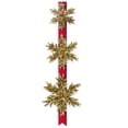 thumbnail image 1 of 18", 22", & 26" Triple Snowflake Door Dcor Piece with 100 Warm White Battery Operated Twinkle LED lights, 1 of 1