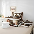 thumbnail image 5 of Golden Western Texas Star Queen Comforter Set 7 Piece,Bull Cattle Cow Print Cowhide Bed in a Bag,Grunge Brown Rustic Farm Animals Bedding Sets with Comforter,PillowShams,Flat Sheet,Fitted Sheet, 5 of 5