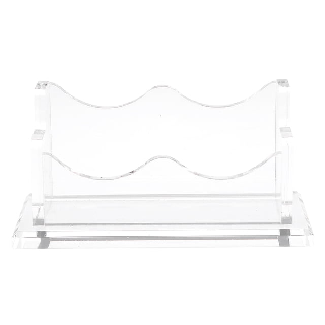 Miangastore Desktop Card Display Holder Clear Business Card Show Holder Acrylic Card Holder