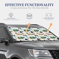 thumbnail image 5 of Uemuo Back To School A Printed 2 PCS Car Windshield Sun Shade, Auto Sun Heat and UV Rays Blocker, Foldable Automotive Front Window Sunshade Protector, 5 of 7