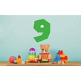 thumbnail image 2 of Colorful Rating Number 9 Stock Illustration Cartoon Character Wall Art Sticker Vinyl Decals Girls Boys Children Kids Room House Wall Decor Removable Sticker Peel and Stick (10x8 inch), 2 of 2